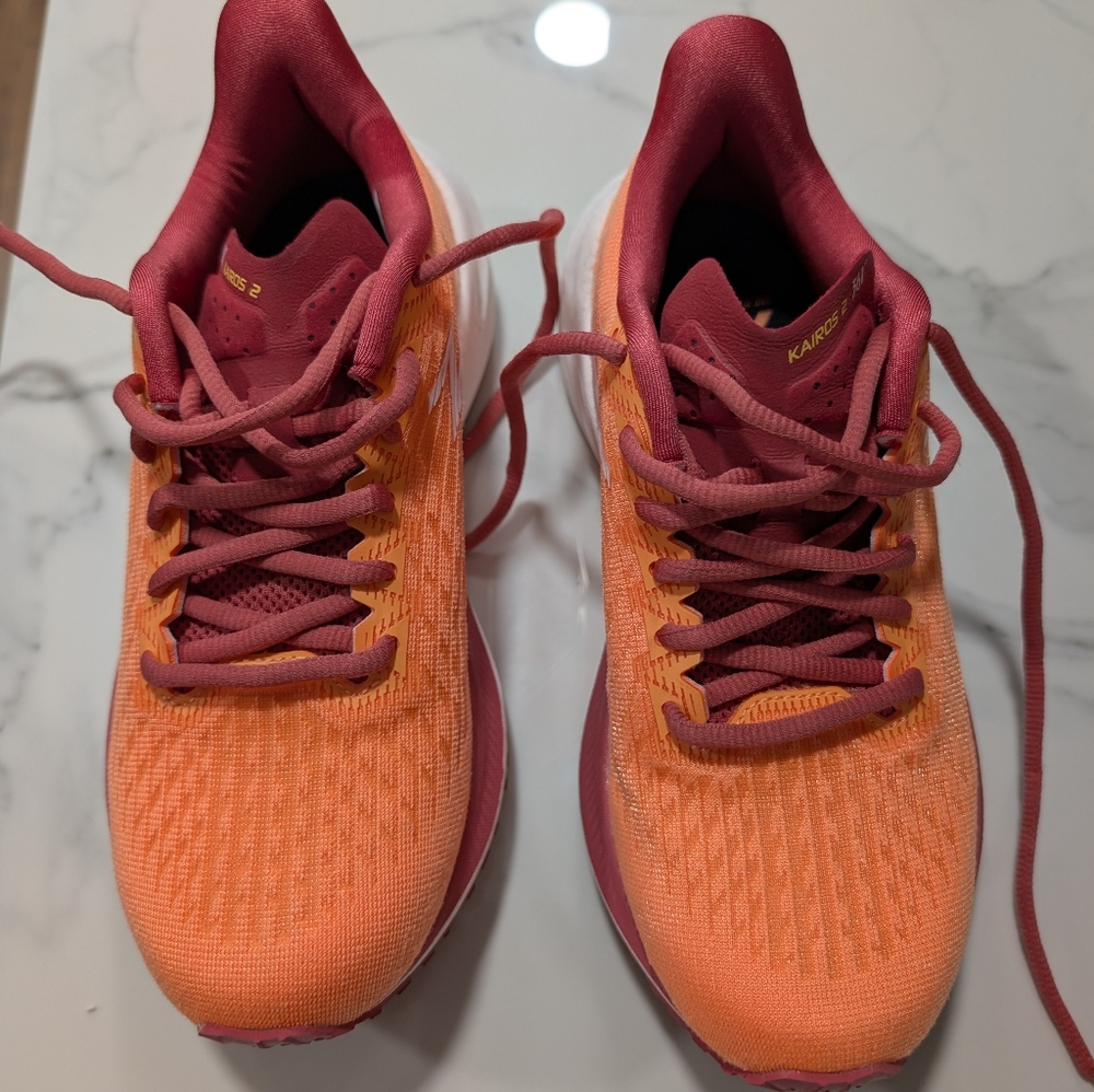Women's Orange and Pink Running Shoes Gently Worn/Like New